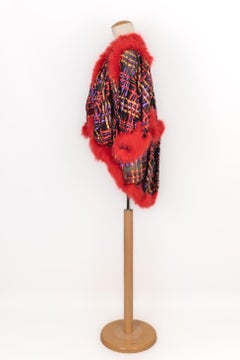 Yves Saint Laurent Feather and Muslin Jacket, 1980s