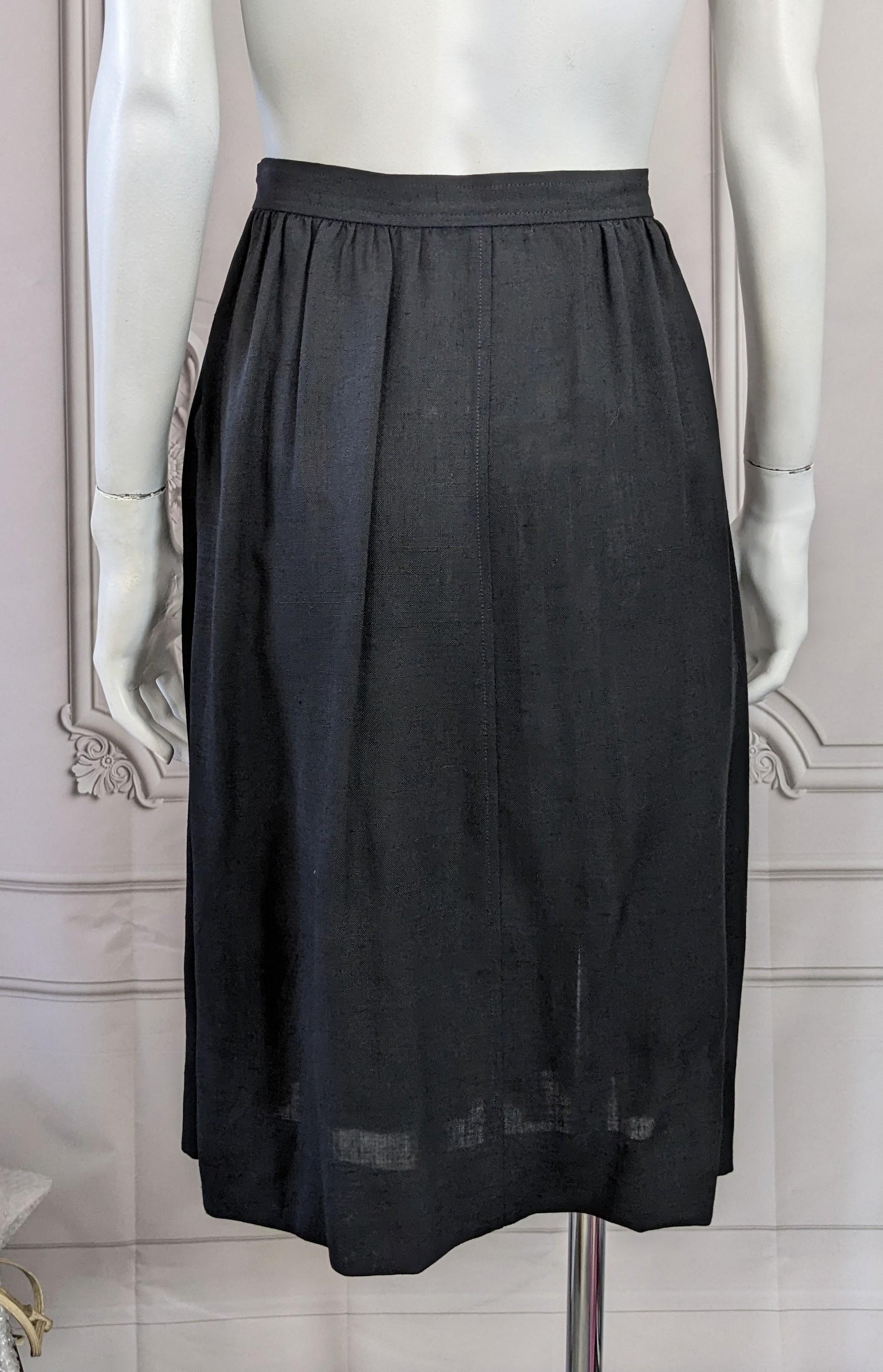 Yves Saint Laurent Fibranne Skirt, Rive Gauche In Good Condition For Sale In New York, NY
