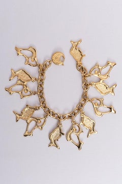 Yves Saint Laurent Fish-Shaped Bracelet