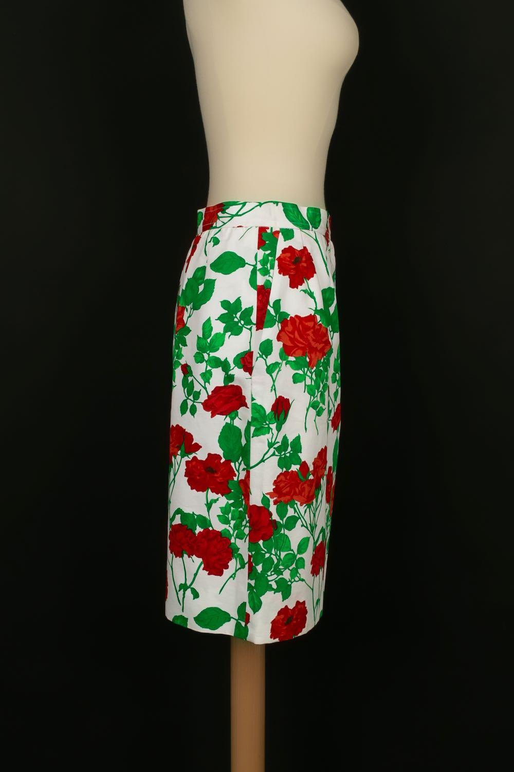 Conjunto estampado floral Yves Saint Laurent en venta 5