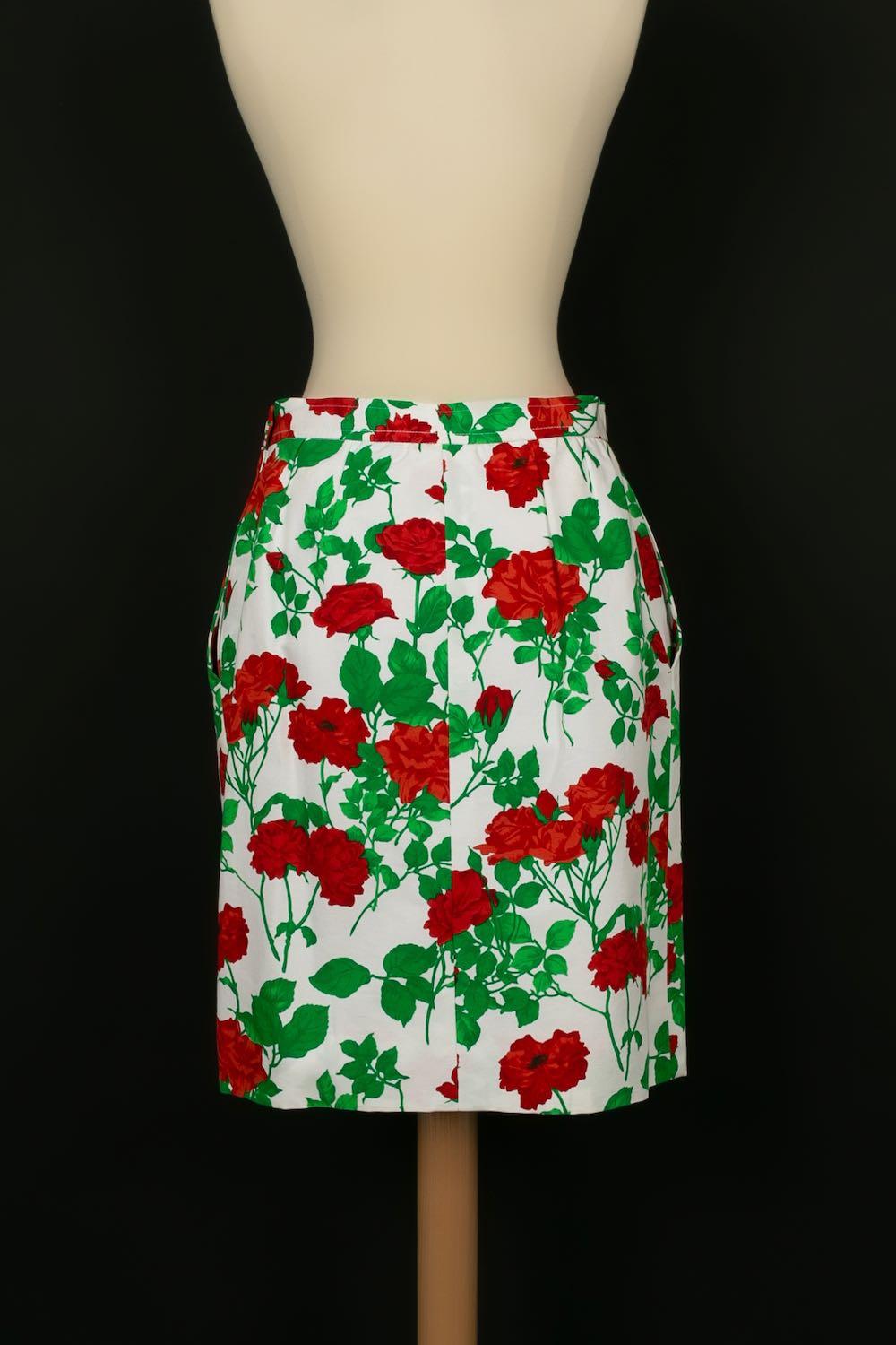 Conjunto estampado floral Yves Saint Laurent en venta 6