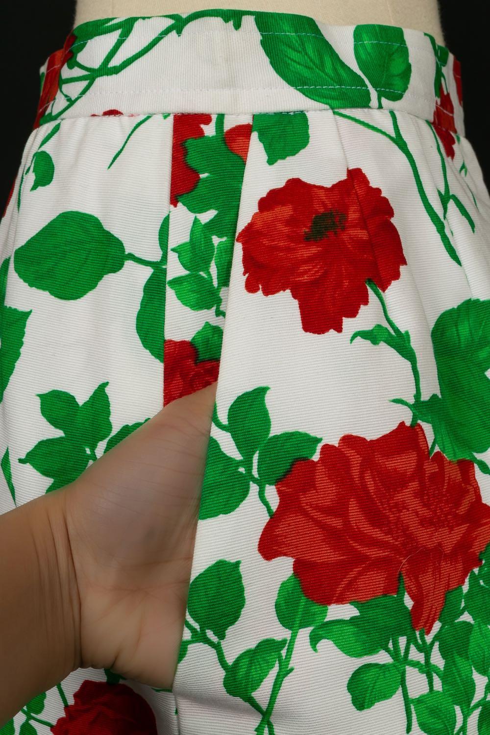 Conjunto estampado floral Yves Saint Laurent en venta 8