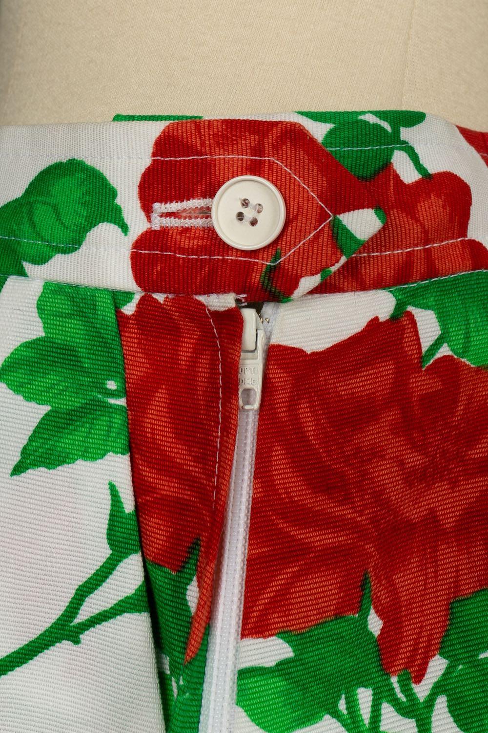 Conjunto estampado floral Yves Saint Laurent en venta 9