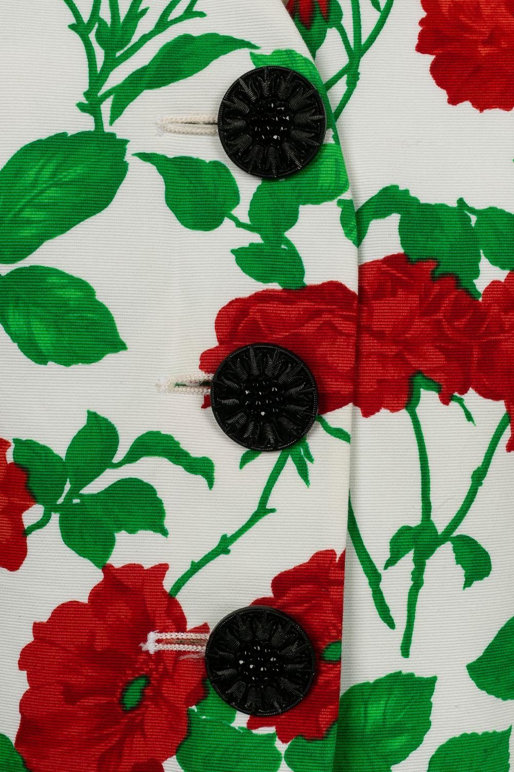 Yves Saint Laurent - Ensemble imprimé floral en vente 2