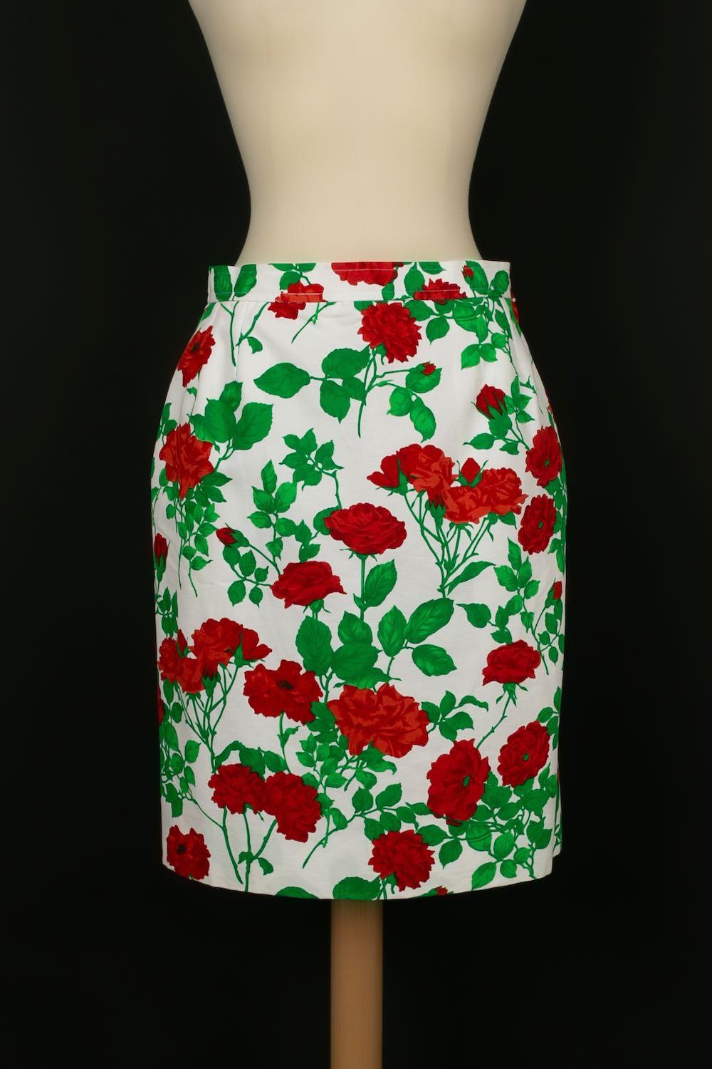 Conjunto estampado floral Yves Saint Laurent en venta 4