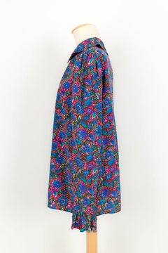 Yves Saint Laurent Floral Silk Blouse