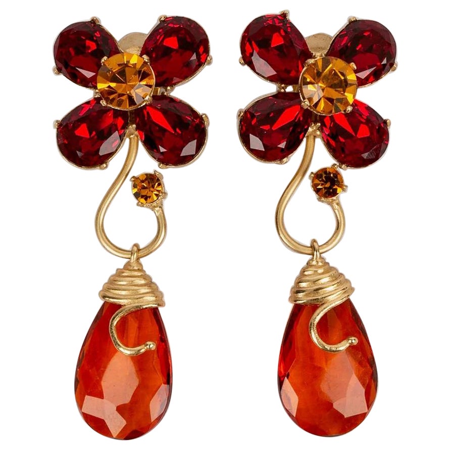 Pendientes Flor Yves Saint Laurent