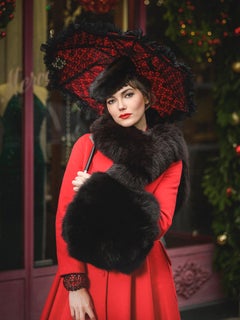 Yves Saint Laurent Haute Couture fox fur cuff