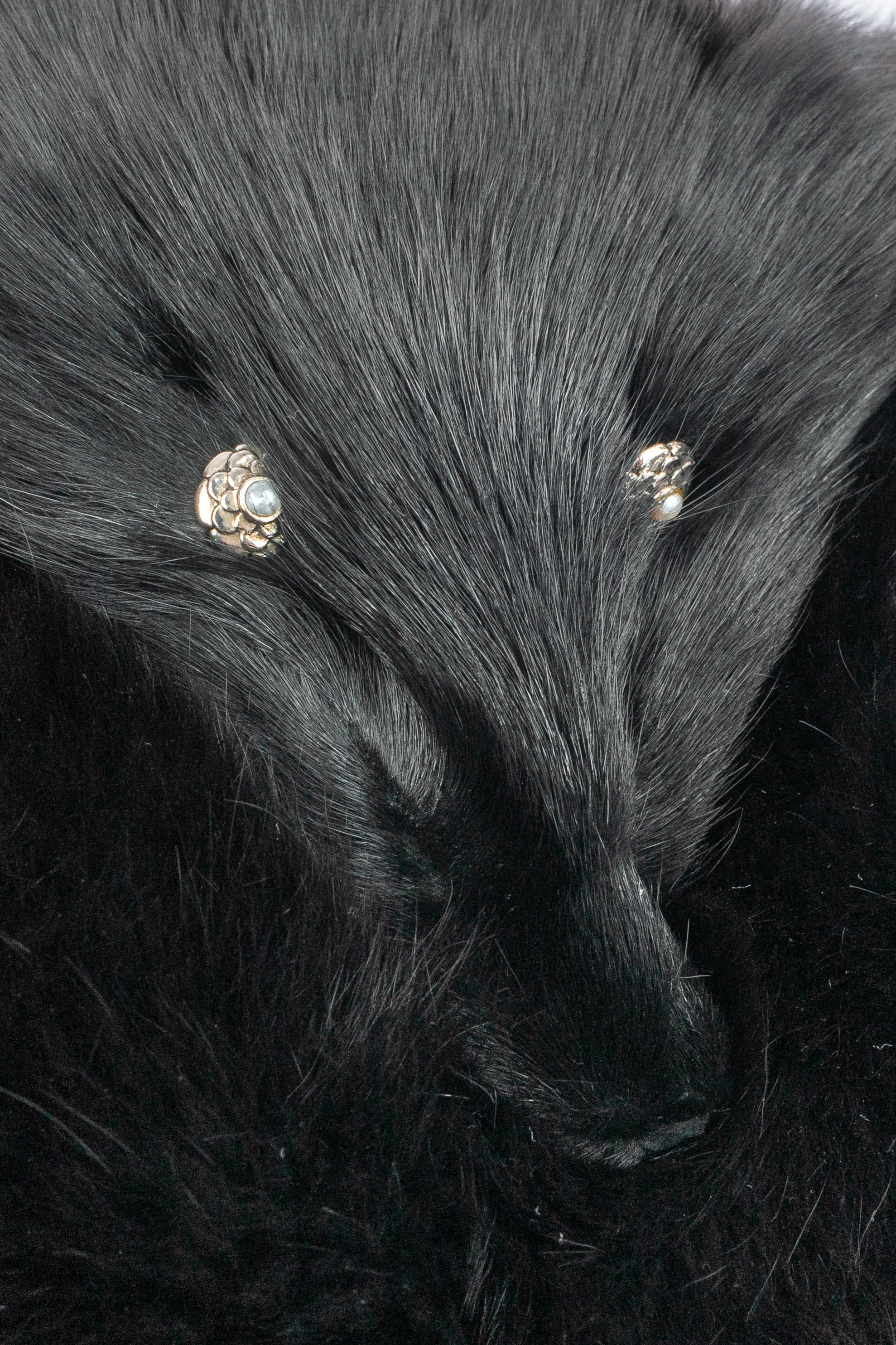 Yves Saint Laurent fox muff Excellent état - En vente à SAINT-OUEN-SUR-SEINE, FR