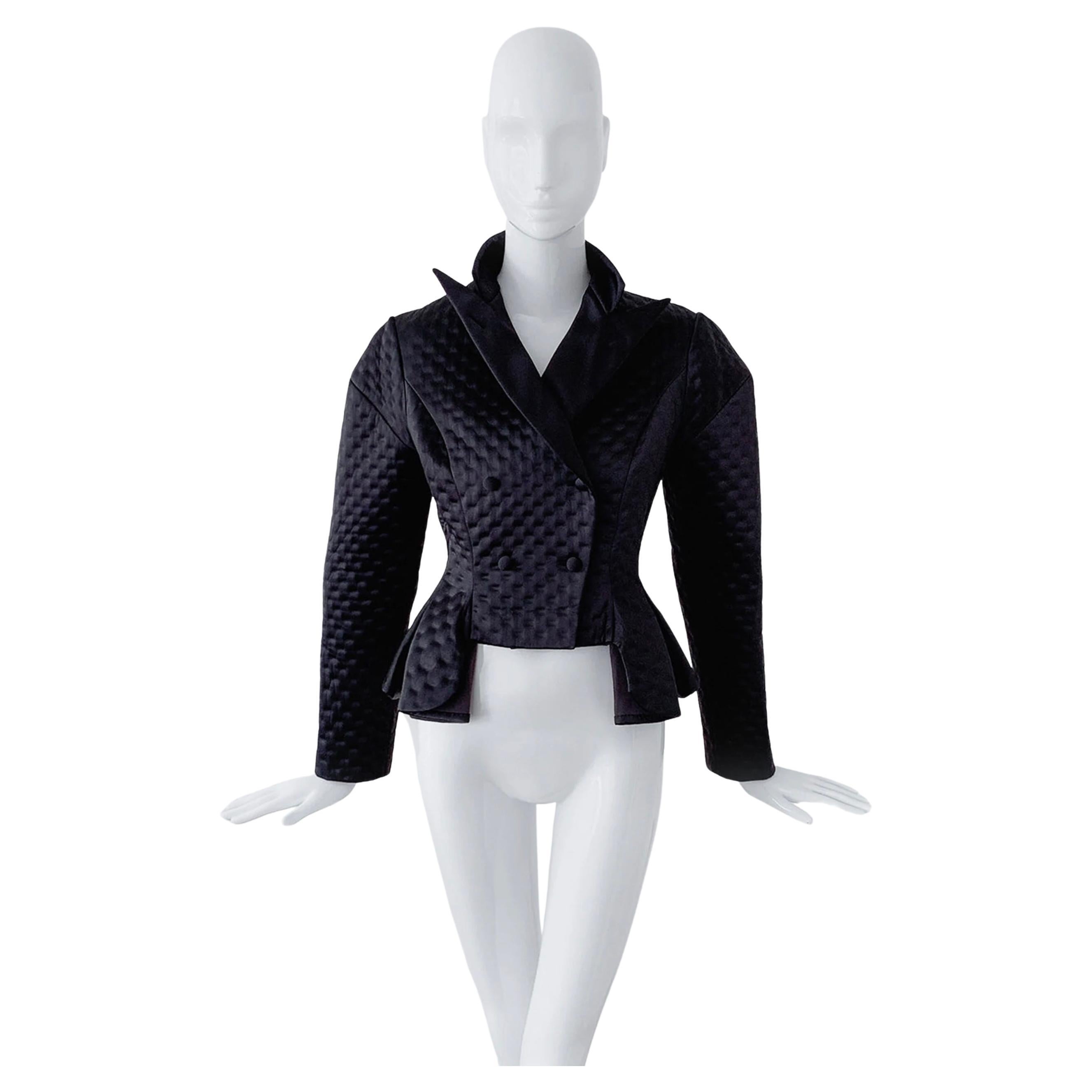 Sensational Thierry Mugler Blazer Jacket extremely rare jewelry crystal  velvet For Sale at 1stDibs | crystal thierry
