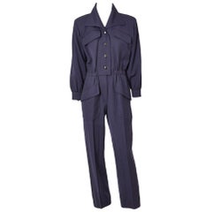 Yves Saint Laurent Gabardine Jumpsuit