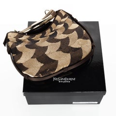 Yves Saint Laurent Gold Bronze Sequin Mombasa Bag YSL