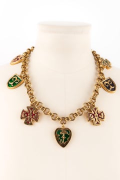 Yves Saint Laurent Golden Metal Necklace