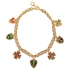 Yves Saint Laurent Golden Metal Necklace