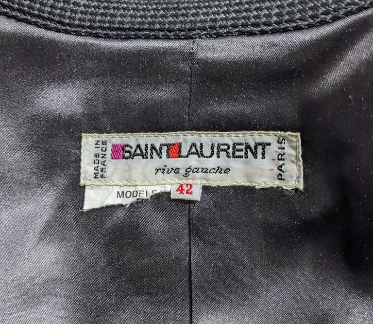 Yves Saint Laurent Short Jacket, Gray