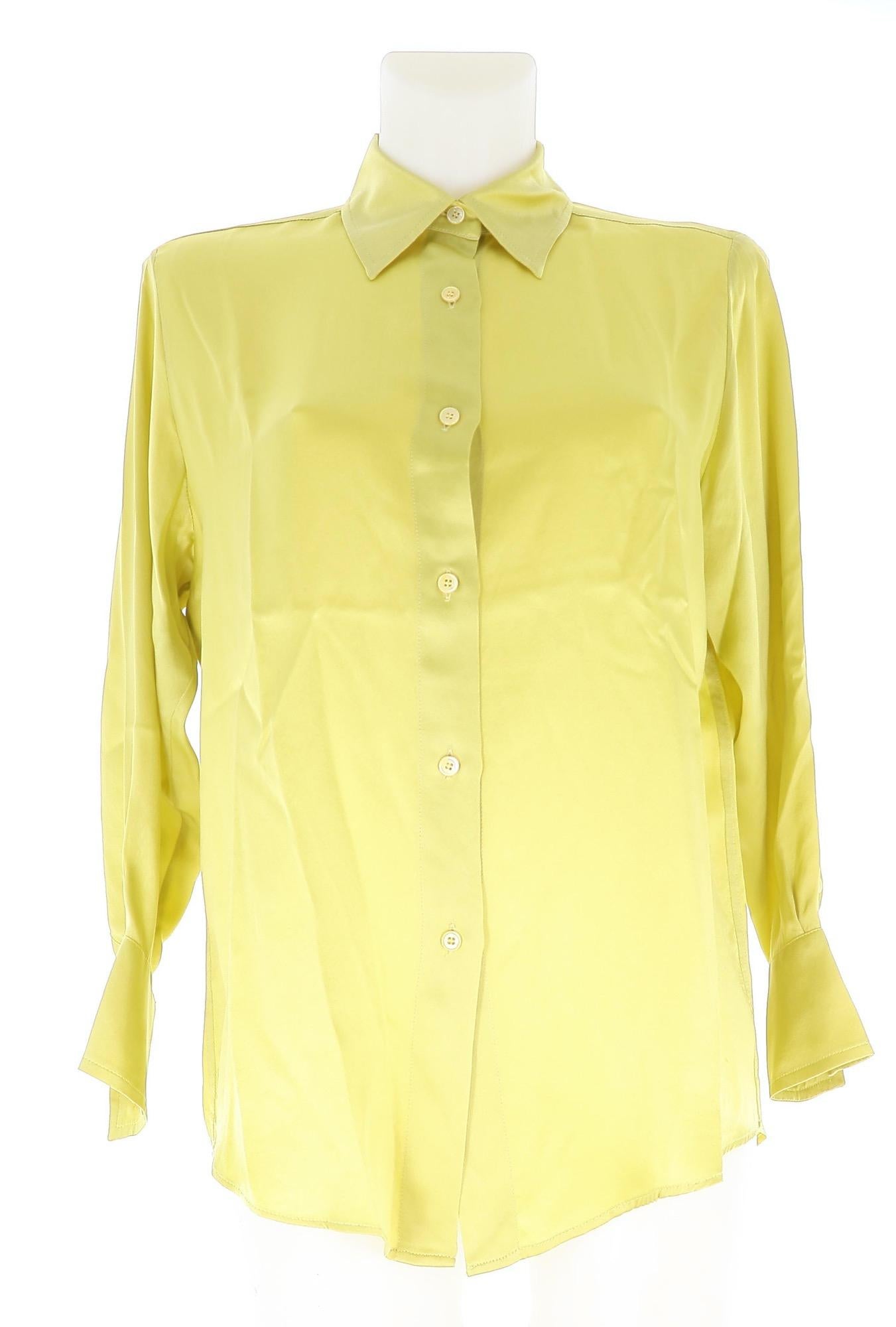 Yellow Yves Saint Laurent Green Blouse Shirt
