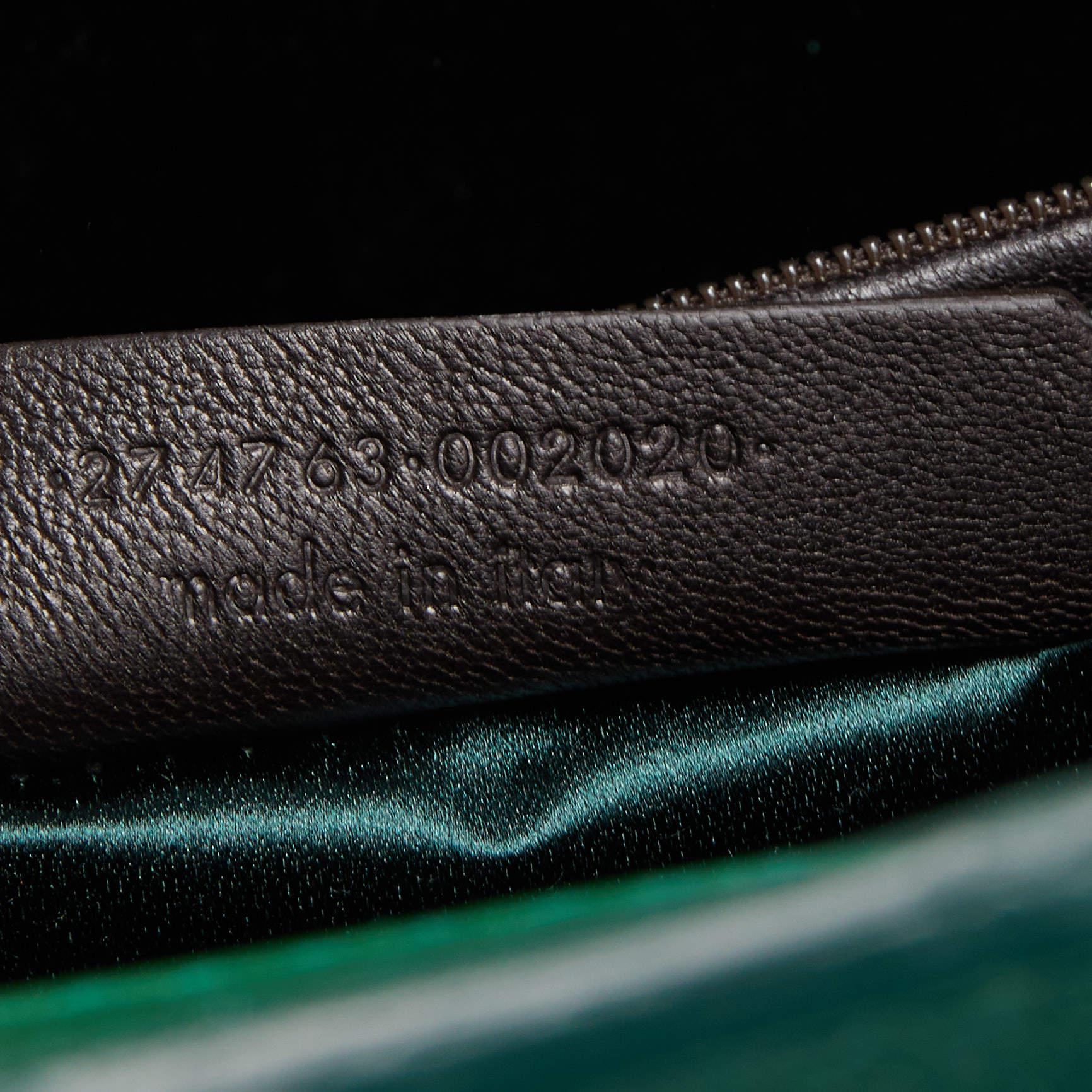 Yves Saint Laurent Green Leather Medium Cabas Chyc Tote 13