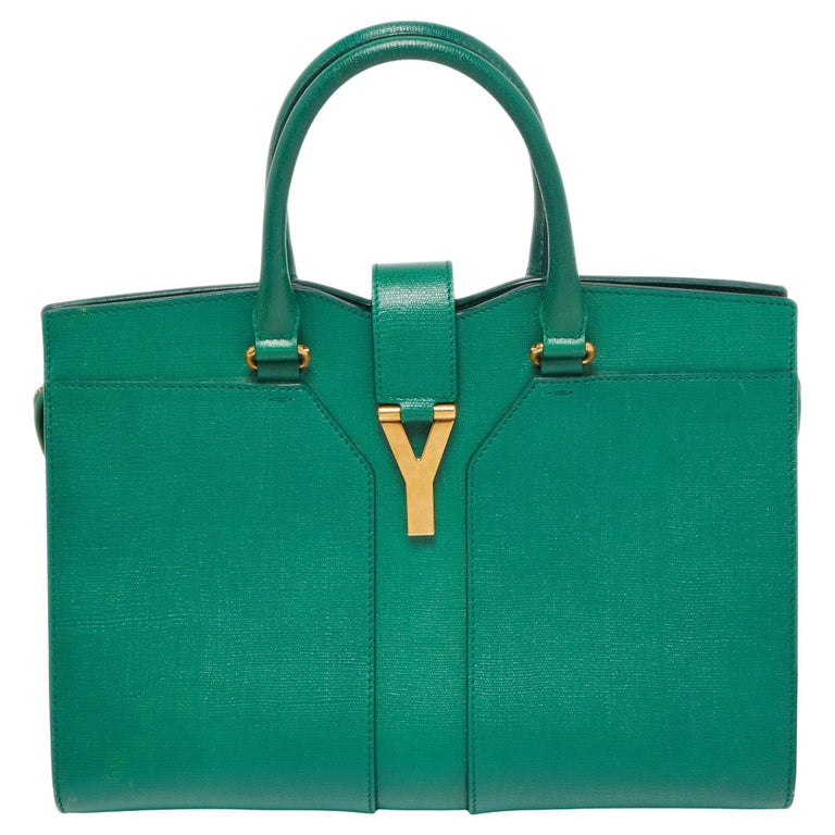 Saint Laurent Cabas Ysl Vinyl Tote Bag