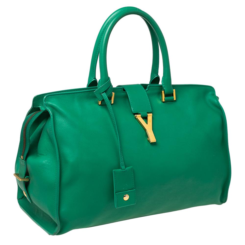 green ysl bag