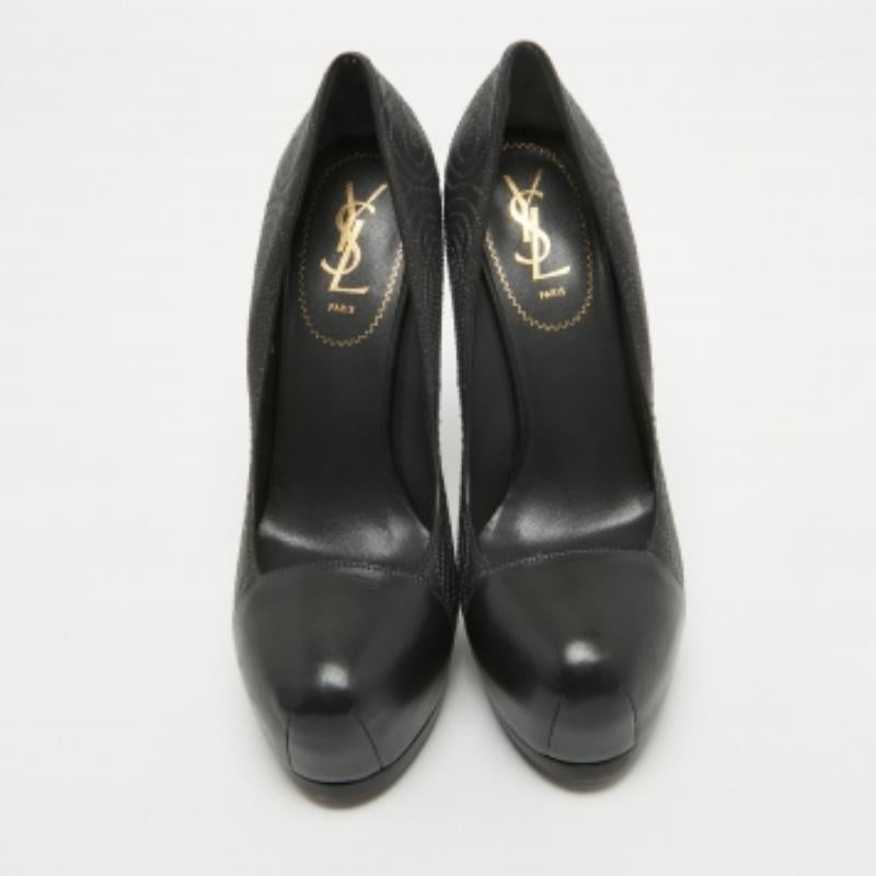 Escarpins Yves Saint Laurent Tribtoo en cuir vert, taille 40 en vente 1