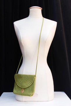 Yves Saint Laurent - Sac à bandoulière Passementerie vert