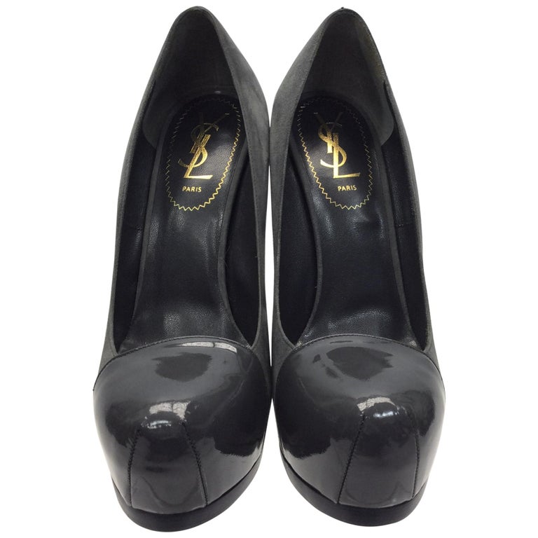 ysl leather pumps