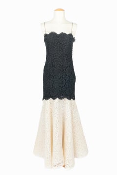 Yves Saint Laurent guipure dress Haute Couture