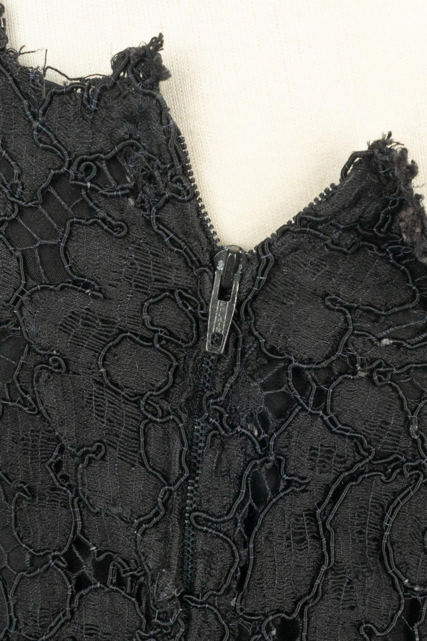 Yves Saint Laurent abito in guipure Haute Couture in vendita 2