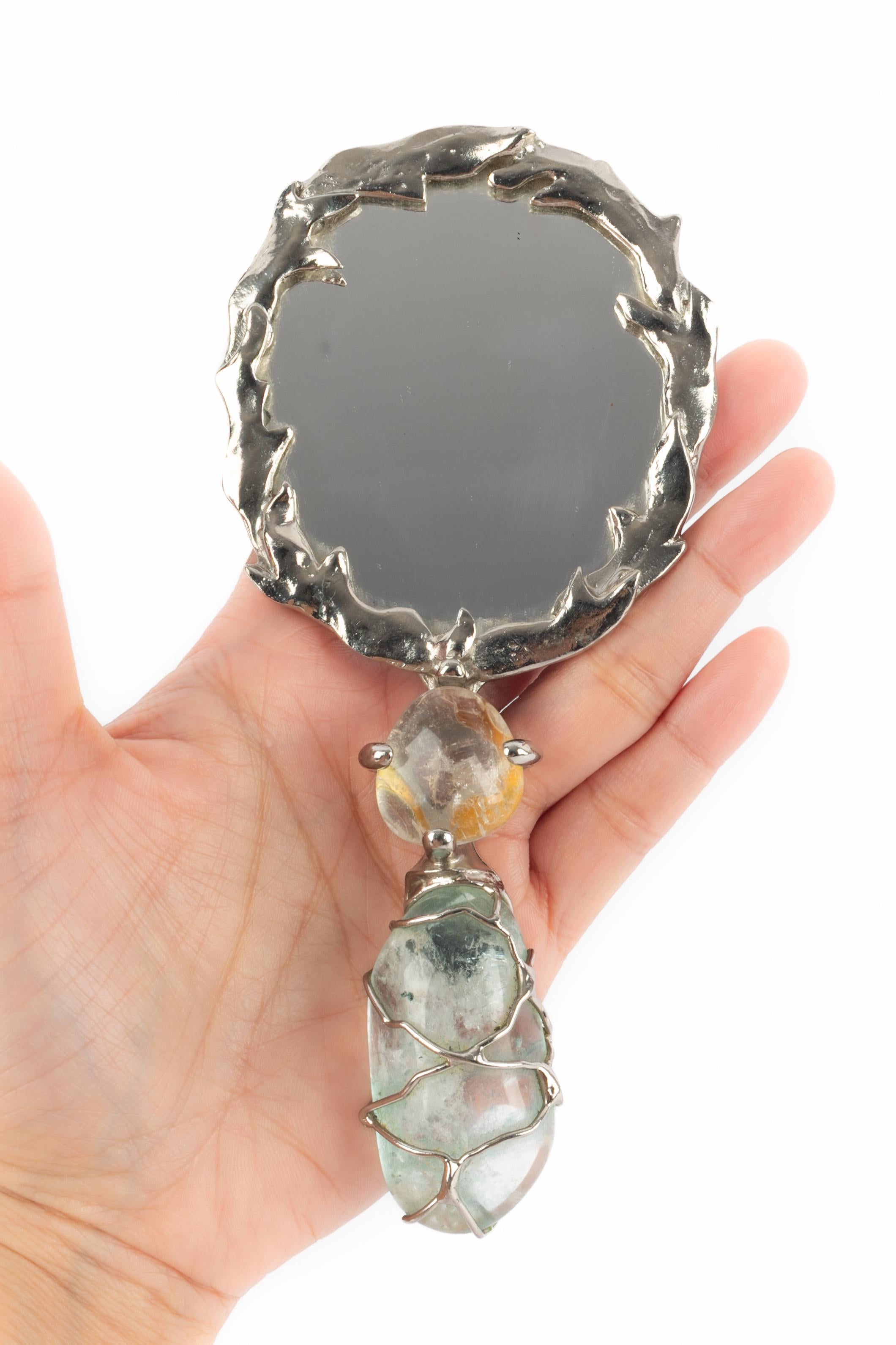 Yves Saint Laurent hand mirror 1980s-1990s For Sale 5