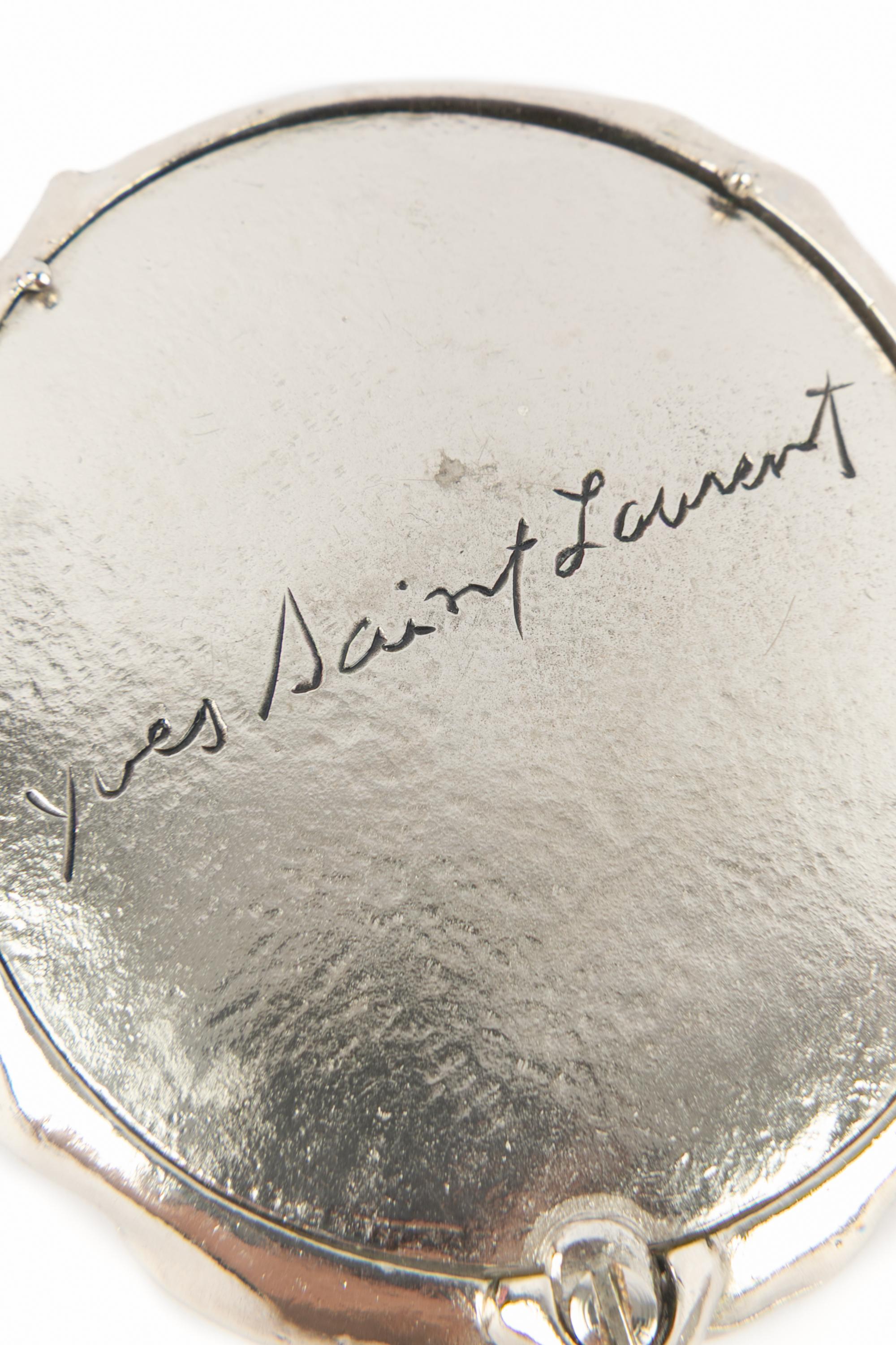 Yves Saint Laurent hand mirror 1980s-1990s For Sale 2
