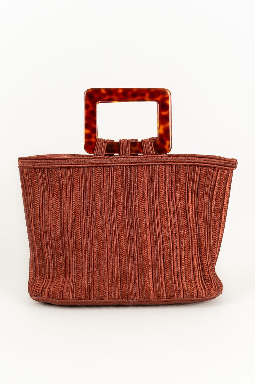 Women's Yves Saint Laurent Handbag with Bakelite Handle For Sale