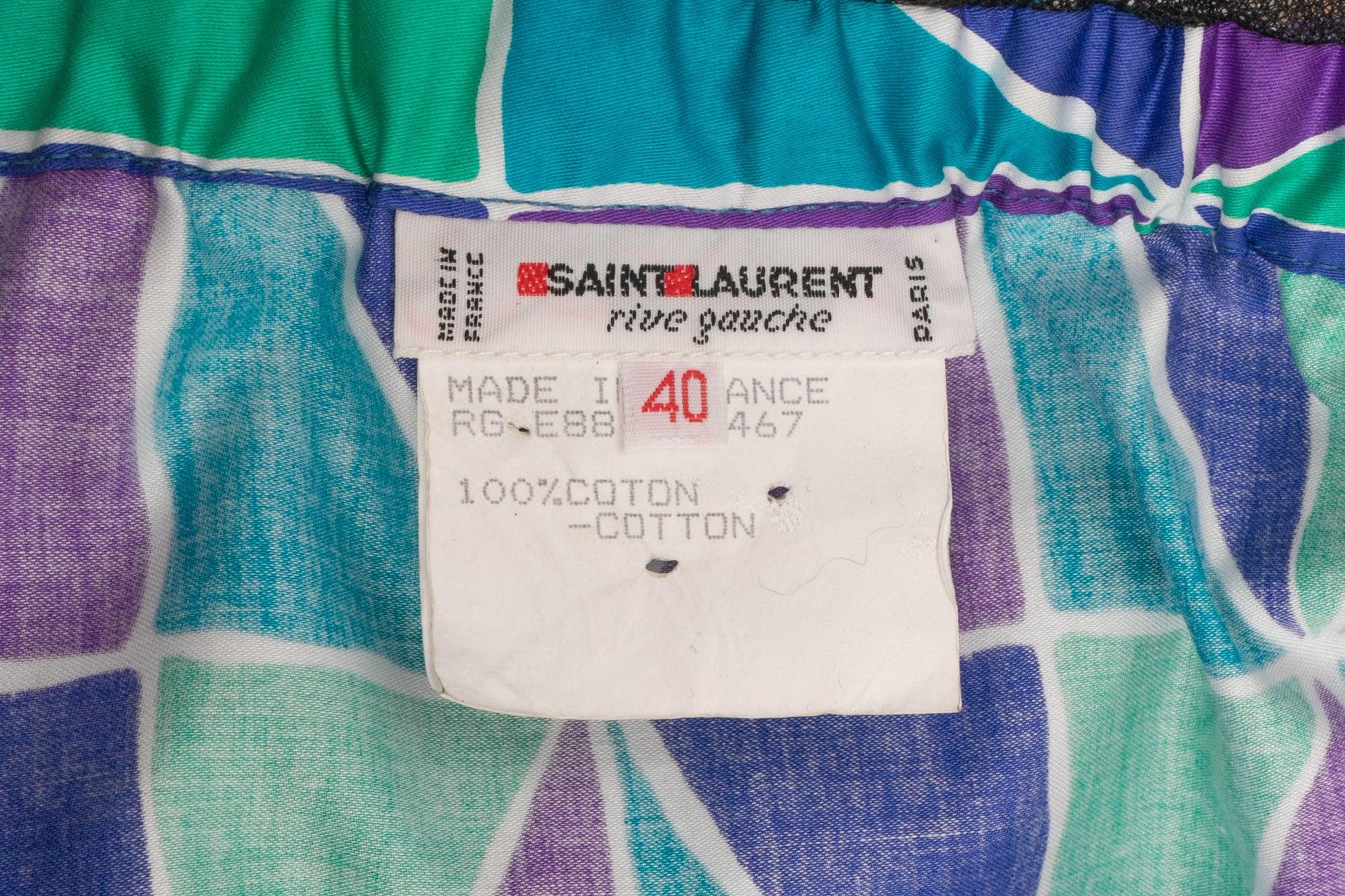 Yves Saint Laurent Harlequin Mini Dress, 1988 For Sale 2