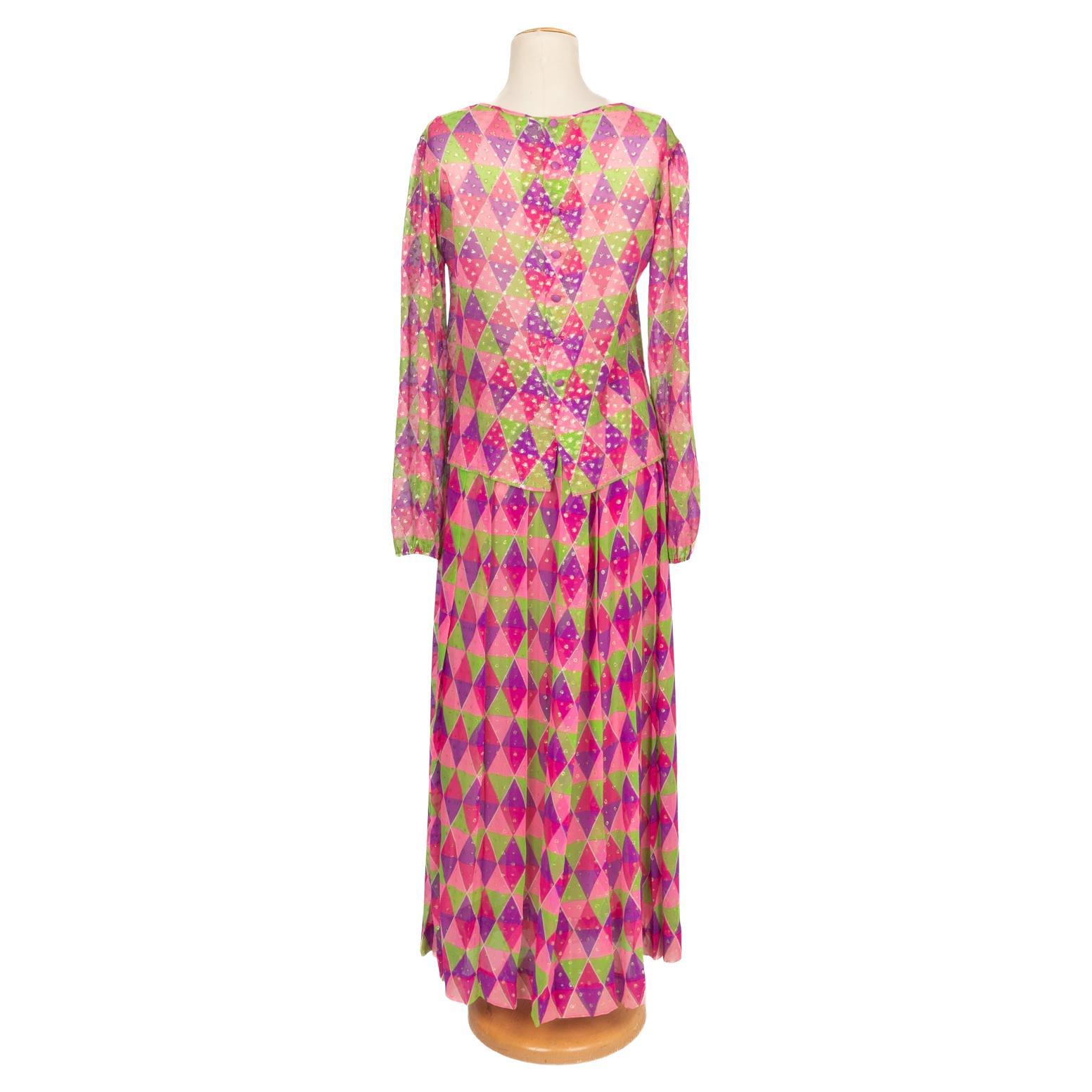 Yves Saint Laurent Set Arlecchino, 1972 in vendita