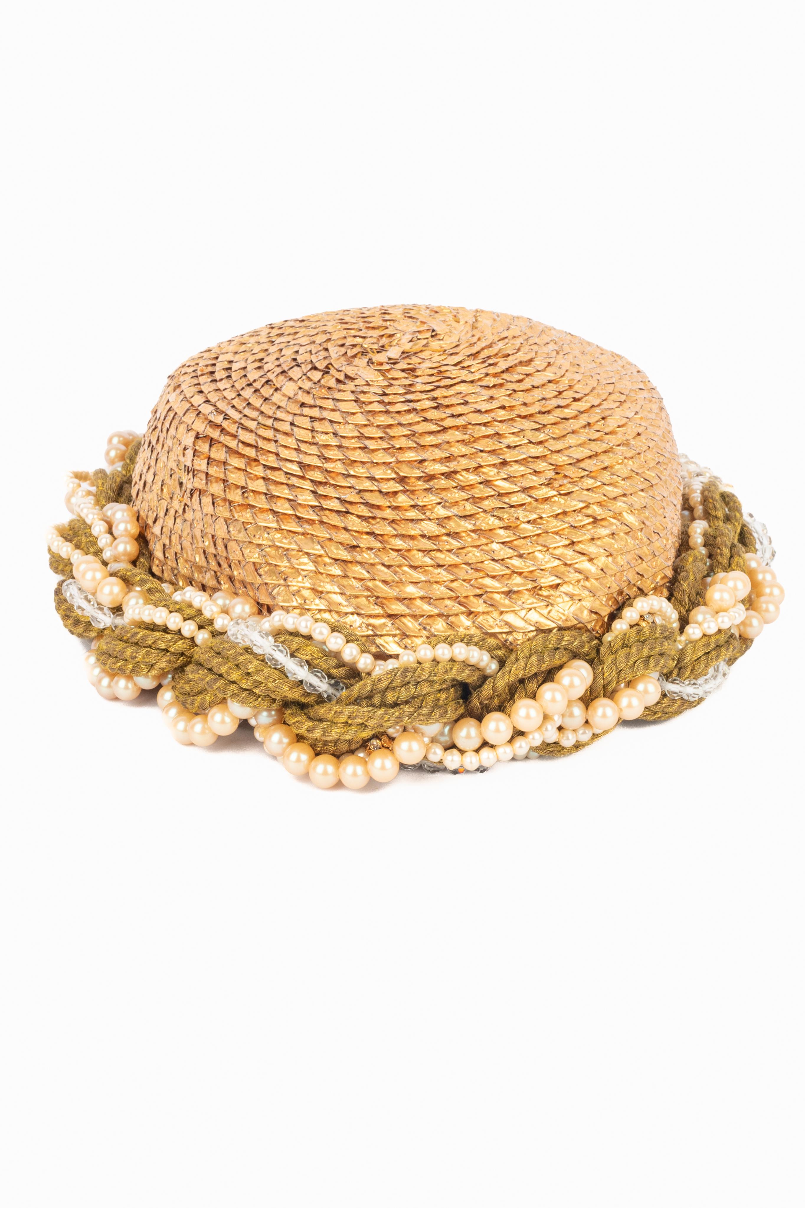 Orange Yves Saint Laurent hat For Sale