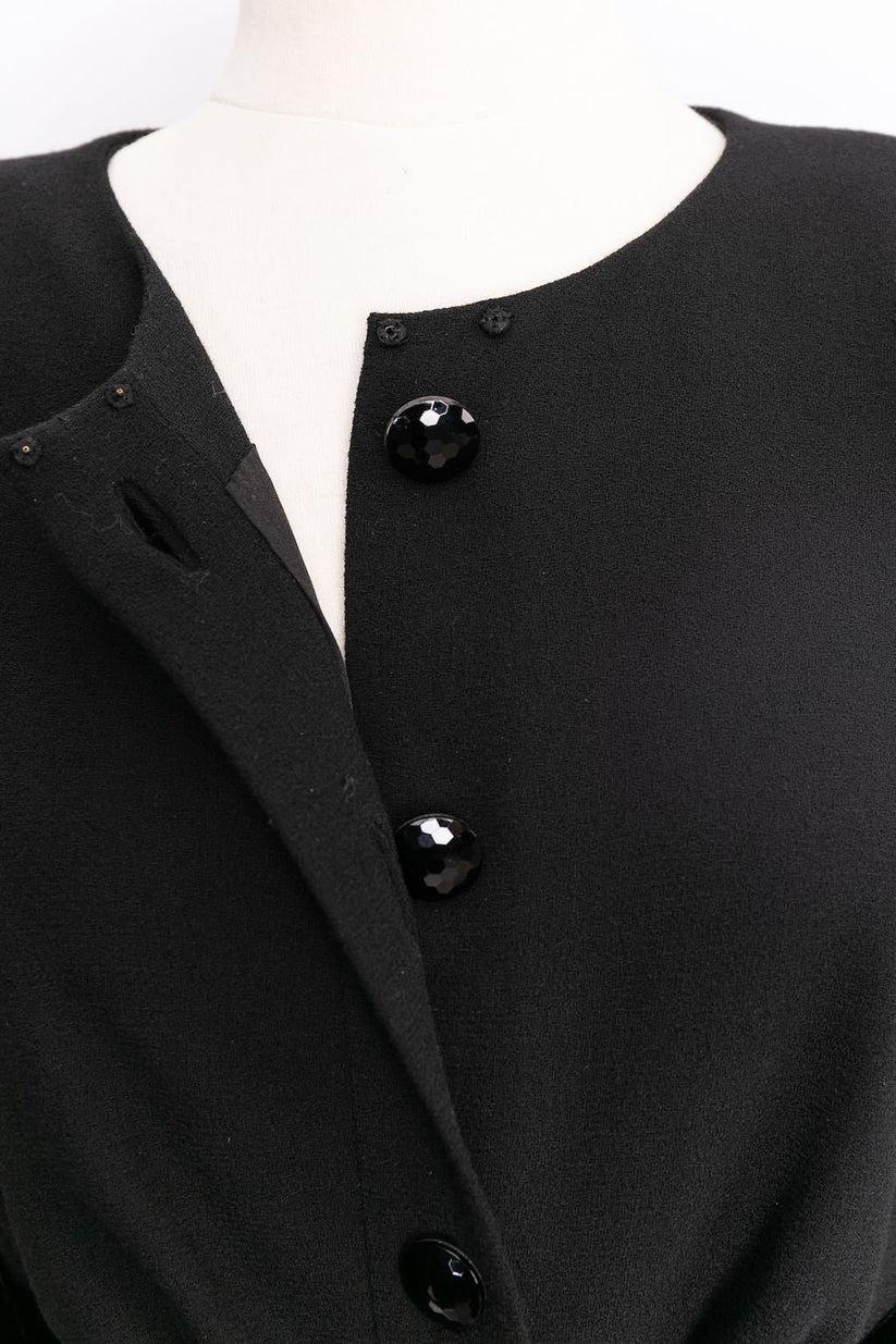 Yves Saint Laurent Haute Couture Black Dress  For Sale 6
