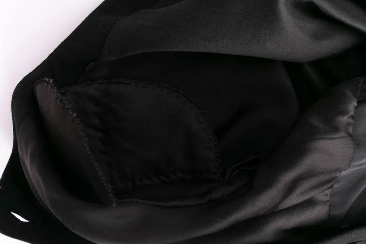 Yves Saint Laurent Haute Couture Black Dress  For Sale 7