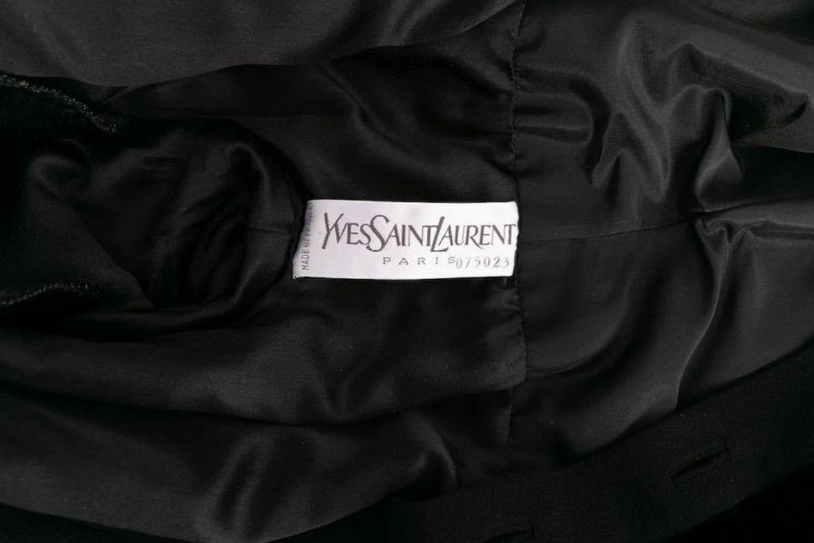 Yves Saint Laurent Haute Couture Black Dress  For Sale 3