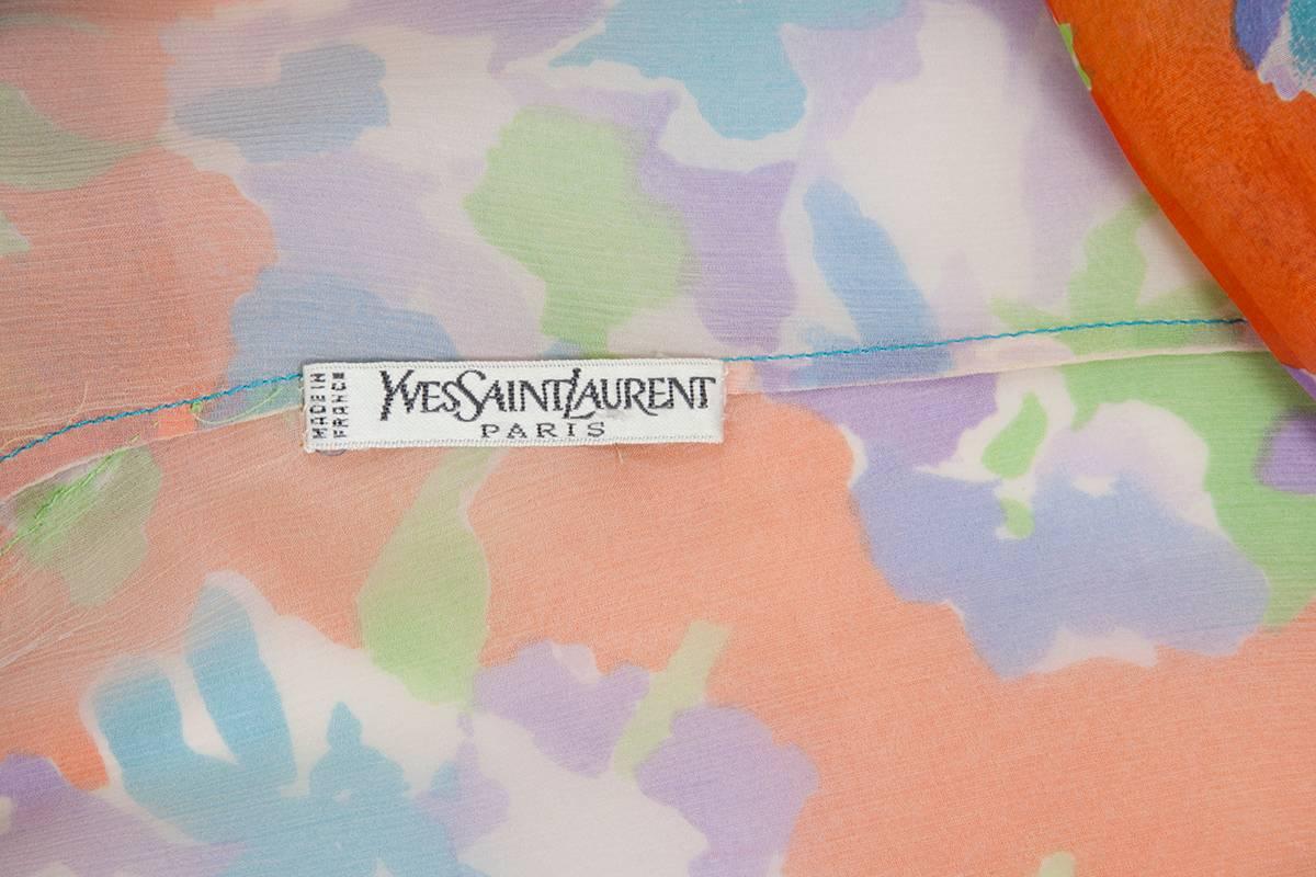 Yves Saint Laurent Haute Couture Blouse, Circa 1993 For Sale 4