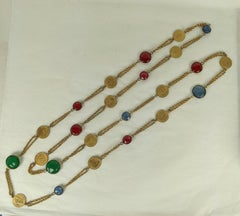 Yves Saint Laurent Haute Couture Gripoix Coin Sautoir