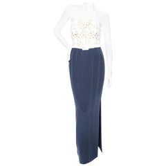 Vintage Yves Saint Laurent Haute Couture Lace Dress