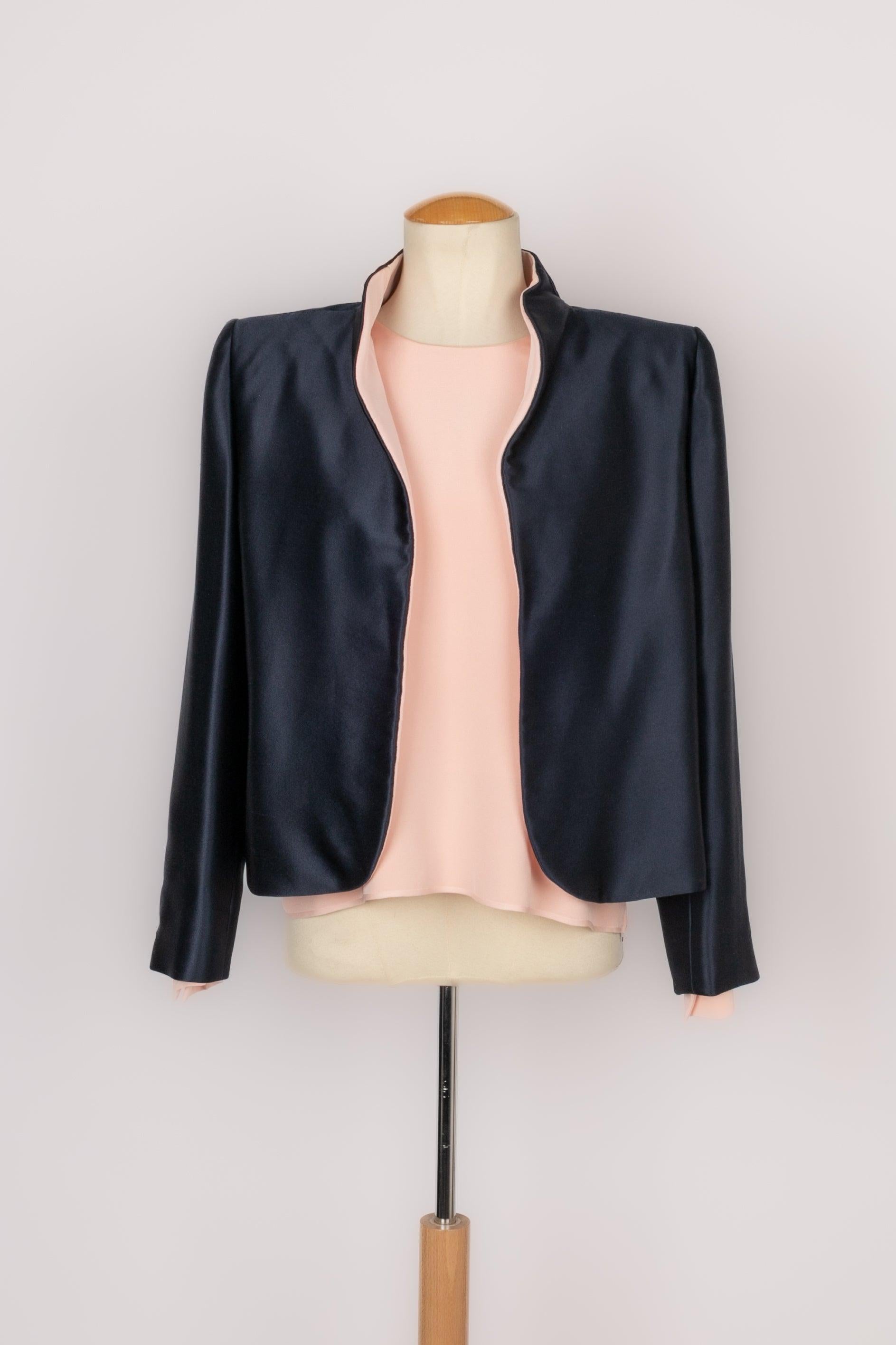 Ensemble haute couture Yves Saint Laurent avec veste, jupe, ceinture et haut à manches longues en vente 4