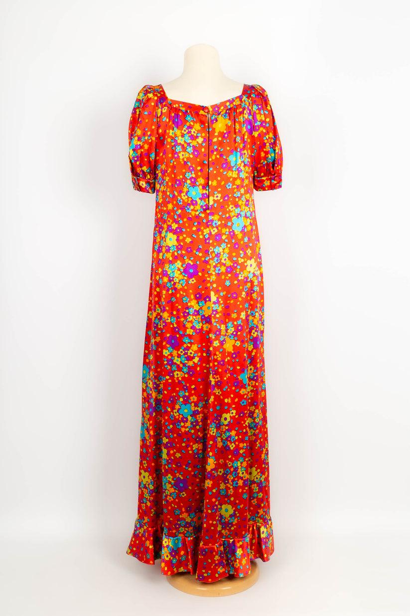Women's Yves Saint Laurent Haute Couture Silk Dress For Sale