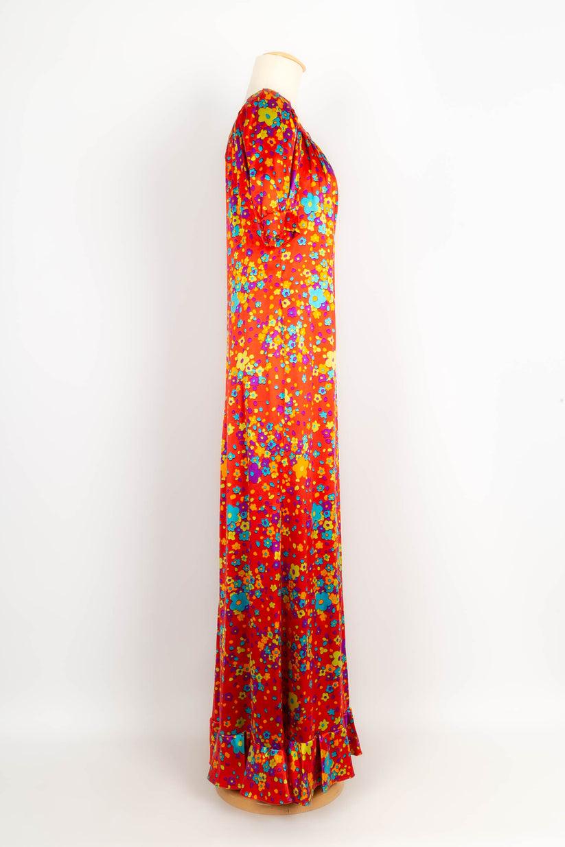 Yves Saint Laurent Haute Couture Silk Dress For Sale 1