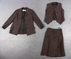 Yves Saint Laurent Haute Couture skirt-suit numbered 14539 Circa 1967/1970