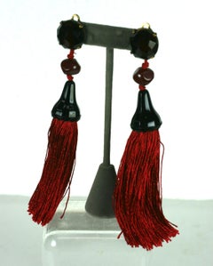 Yves Saint Laurent Haute Couture Tassel Earrings
