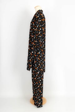 Yves Saint Laurent Haute Tunic and Silk Pants Couture Set