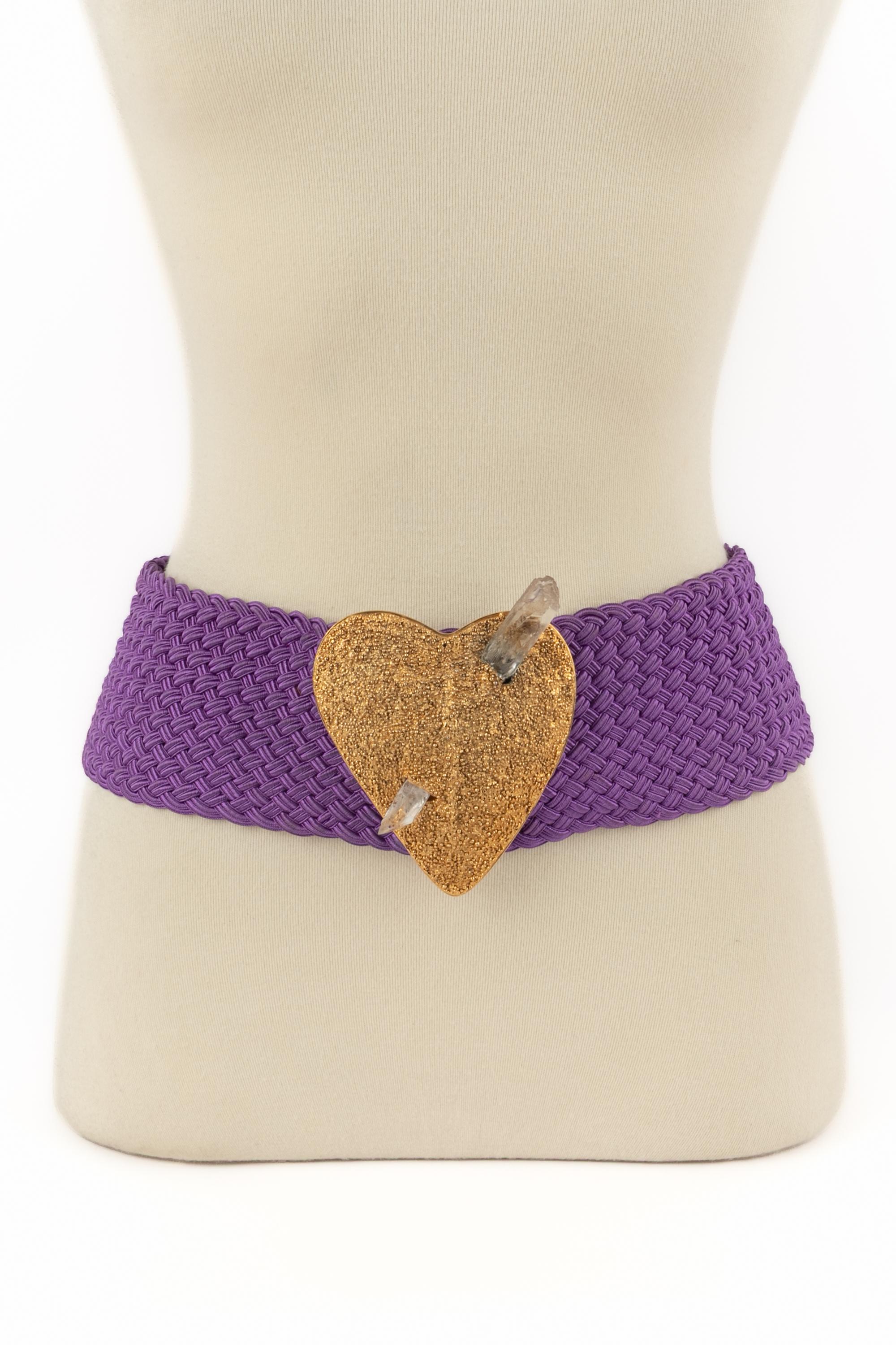 Ceinture en forme de cœur Yves Saint Laurent en vente 4