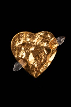 Yves Saint Laurent 'heart' brooch by Yves Saint Laurent circa 1987