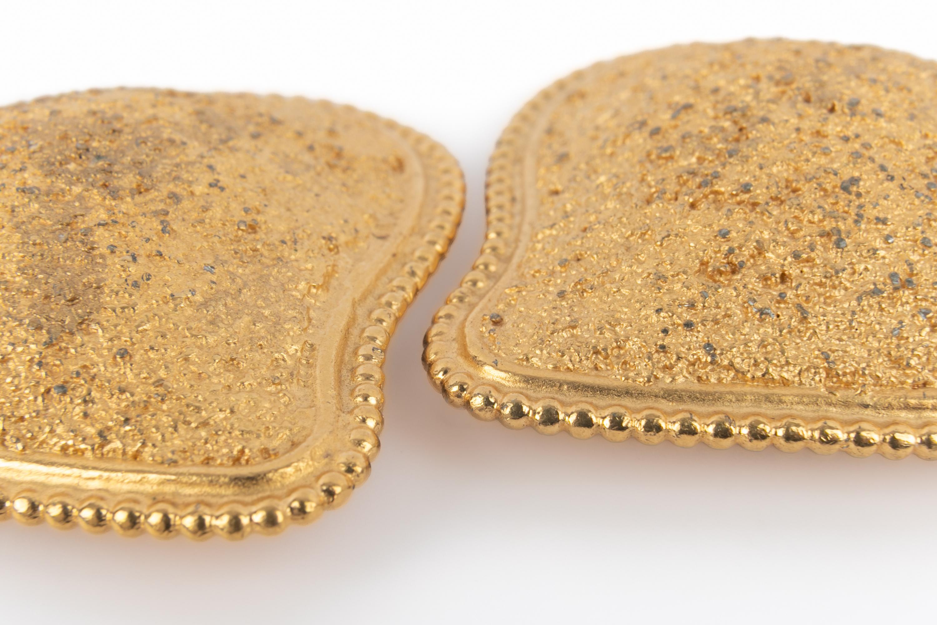 Orecchini a cuore Yves Saint Laurent anni '80 in vendita 2