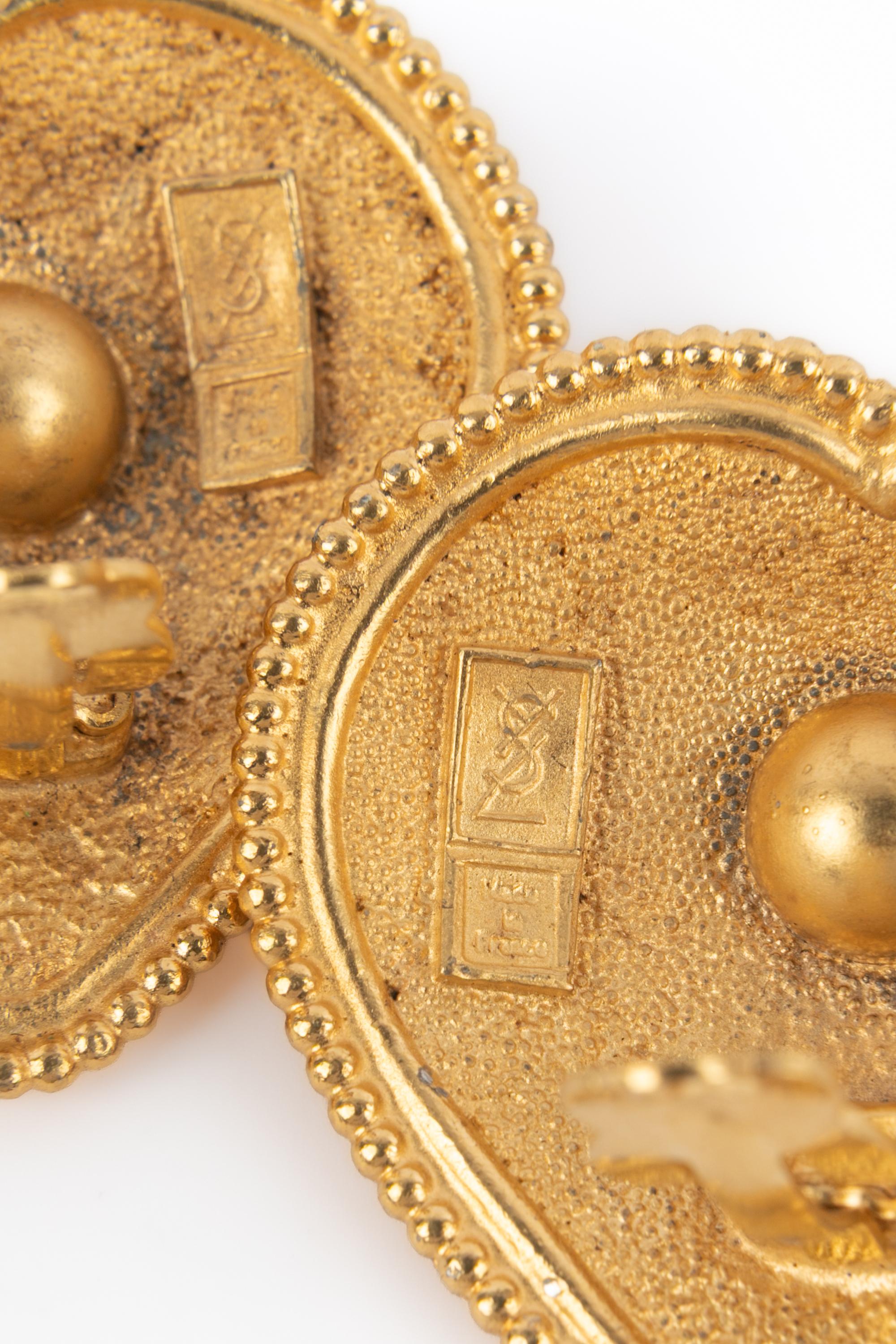 Orecchini a cuore Yves Saint Laurent anni '80 in vendita 3